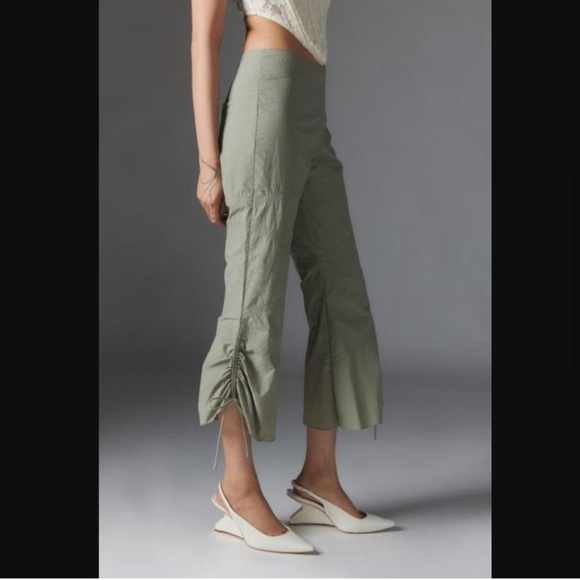SILENCE + NOISE | Y2K Olive Green Drawstring Pants - Picture 13 of 16